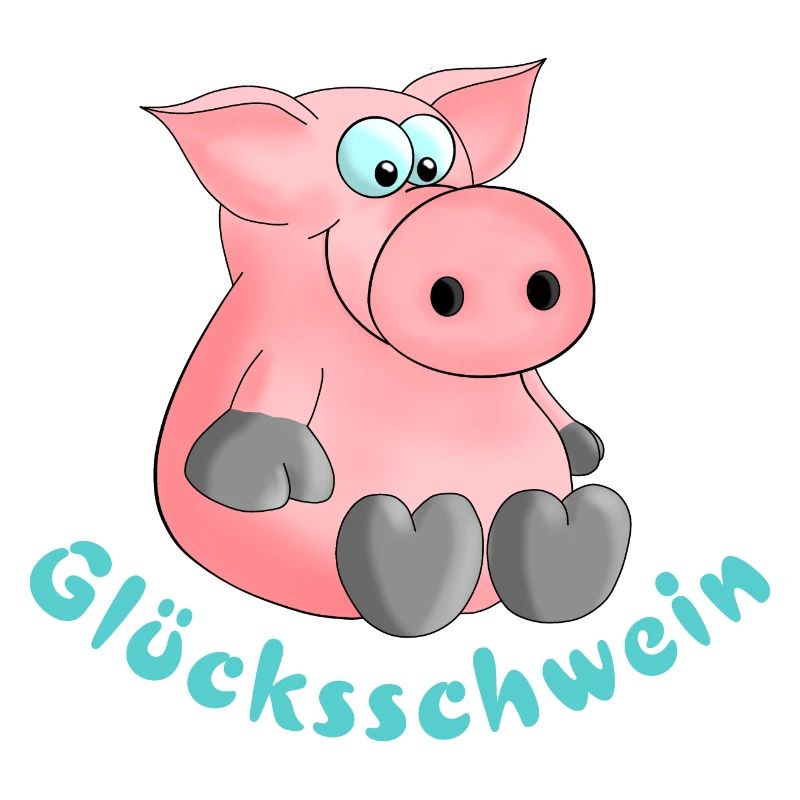 Glücksschwein - Glücksbringer - Glück