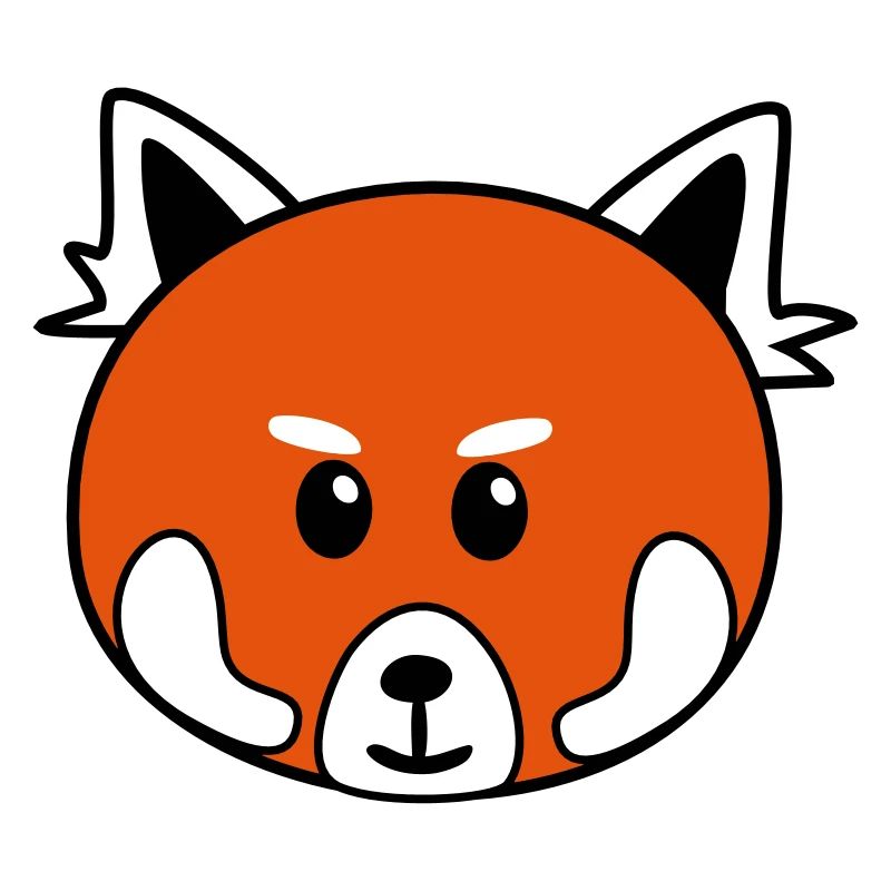 Netter roter Panda