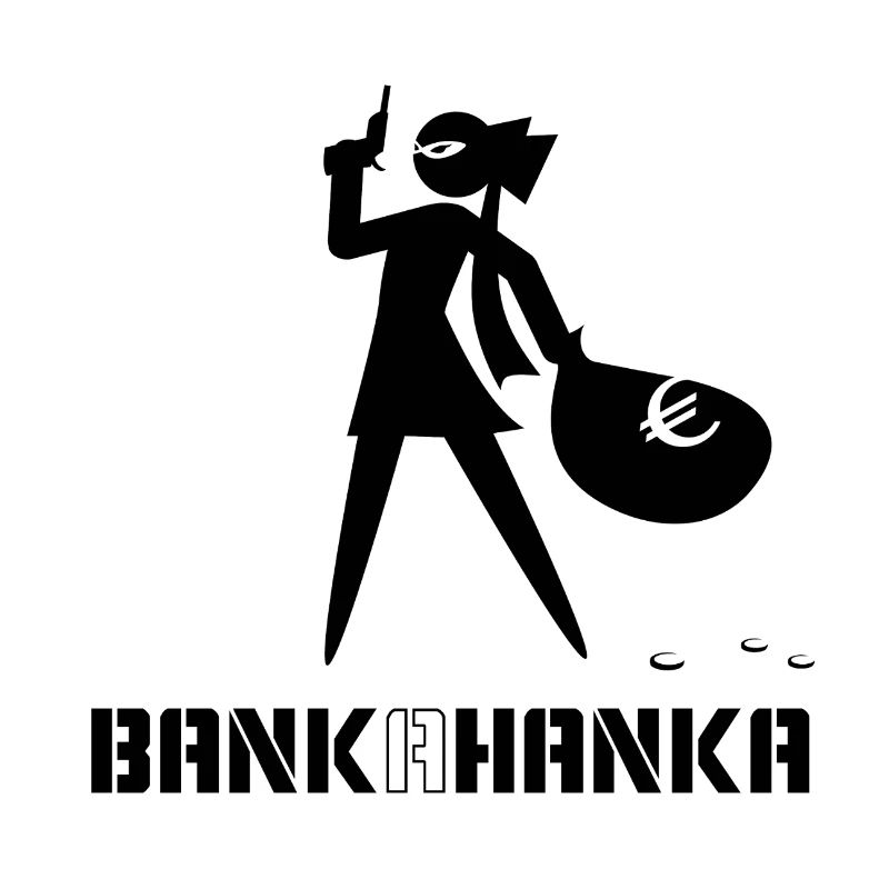 BANK A HANKA - black -