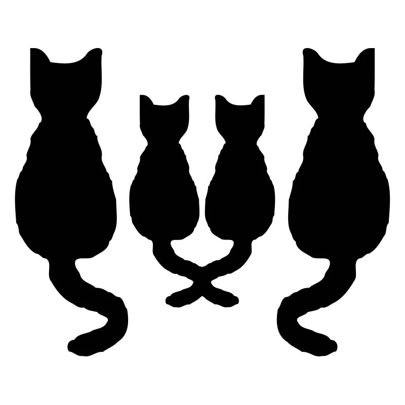 Katzen Familie