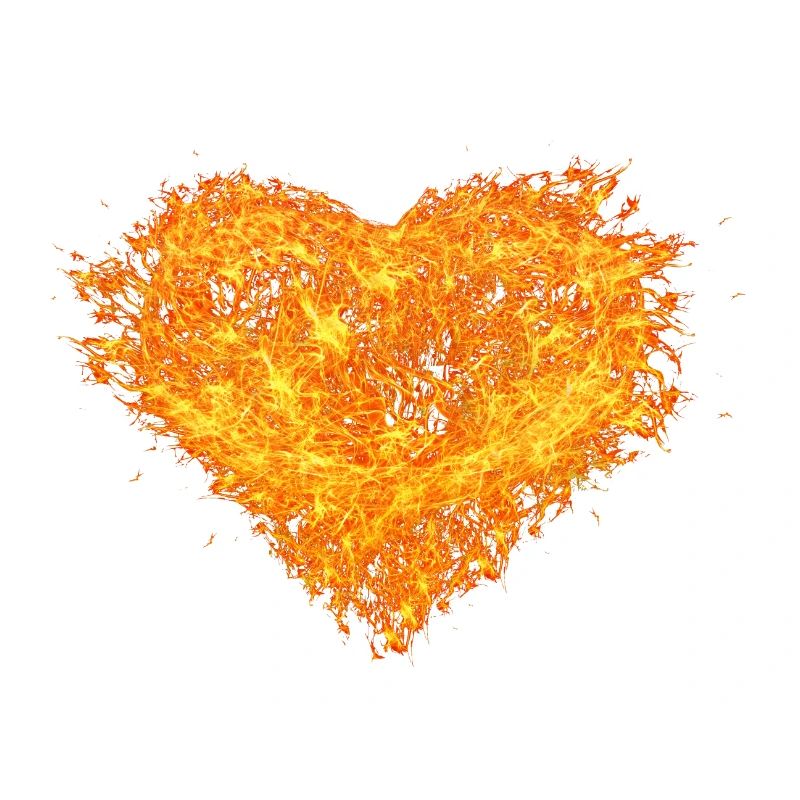 Flammen Herz