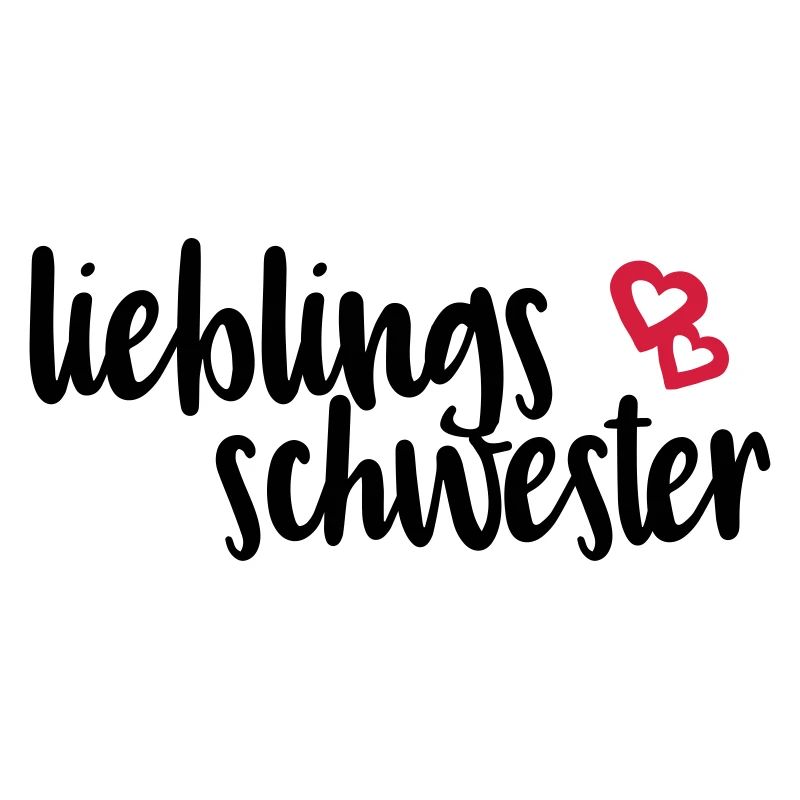 Lieblingsschwester Geschwisterliebe Geschenk