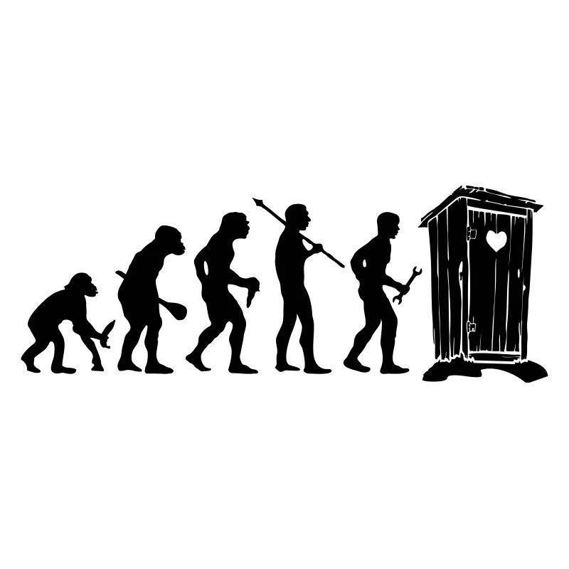 Evolution Toilettenhumor