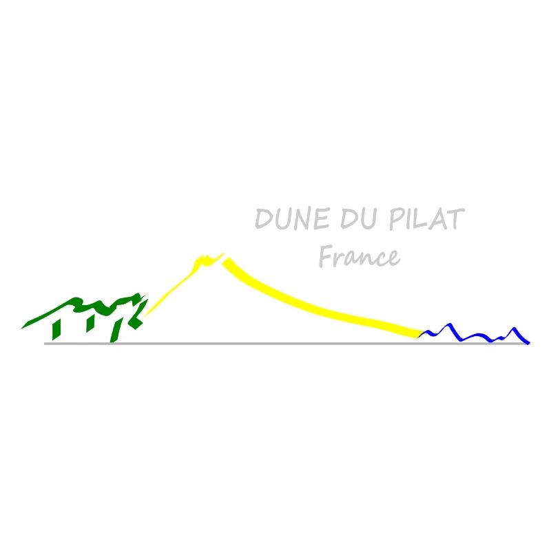 DUNE DER PILAT-ZEICHNUNG