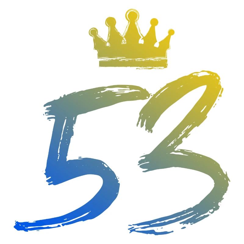53 Number crown