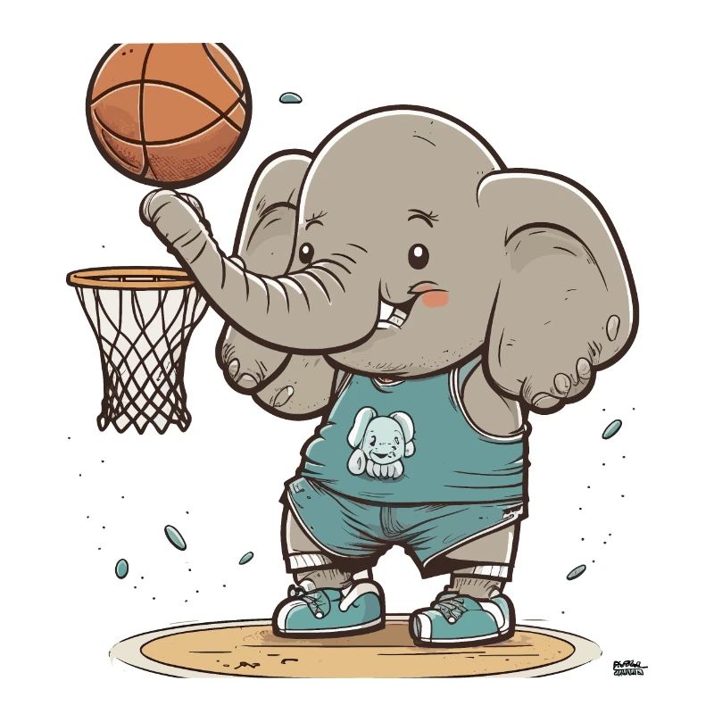 Basketball Elephant