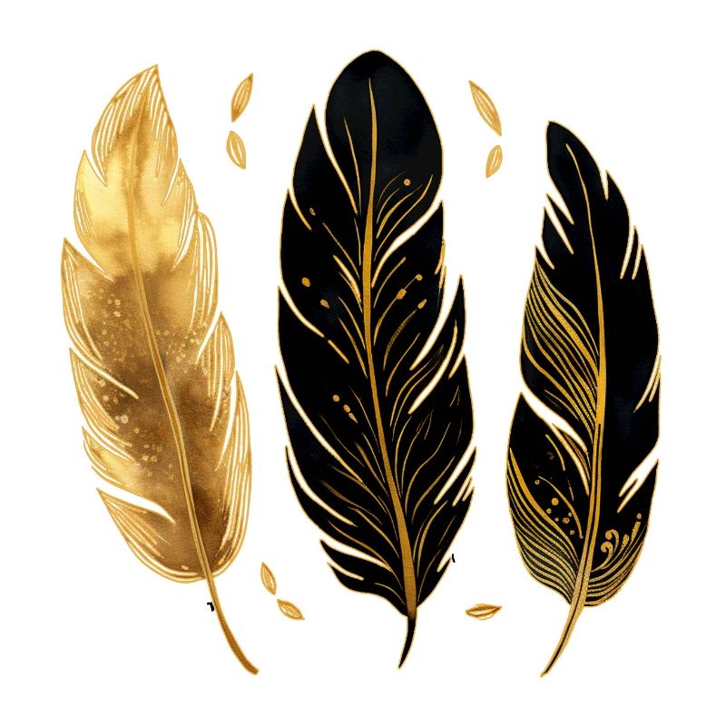 Goldene Federn