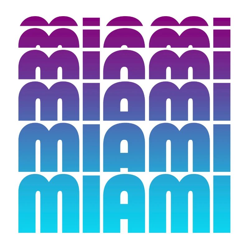 Miami Gradient Grid