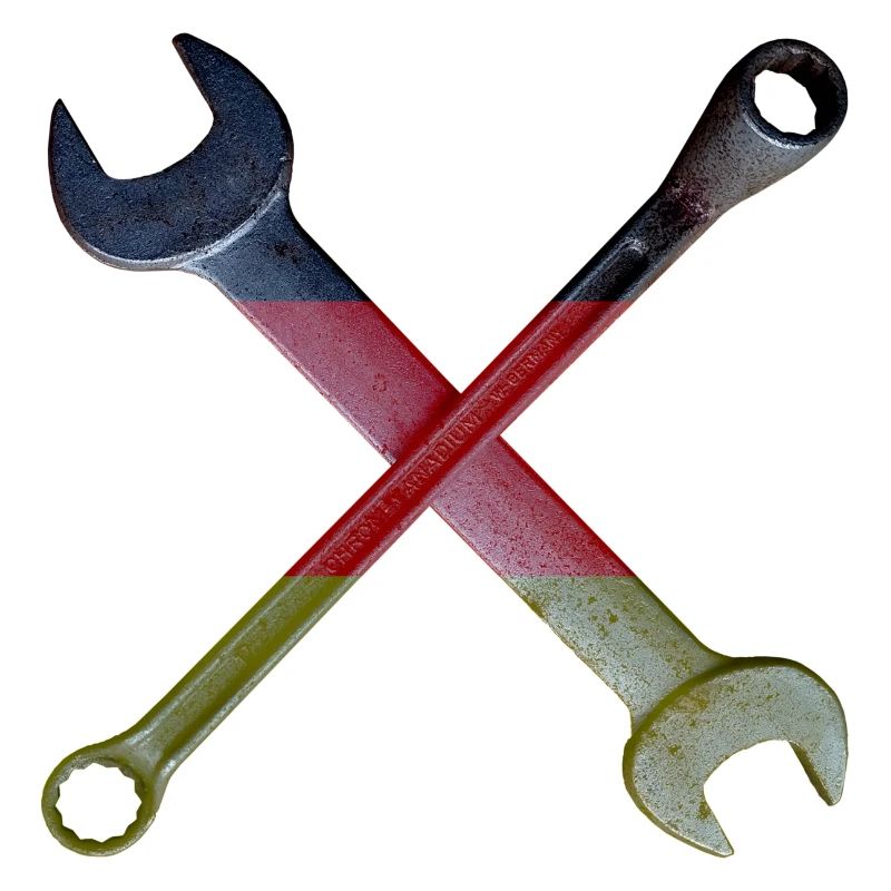 German Flag Tool Cross