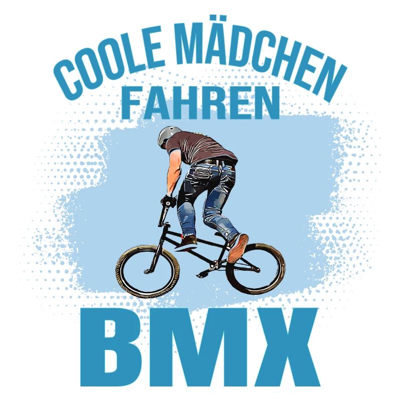 Coole Mädchen fahren BMX