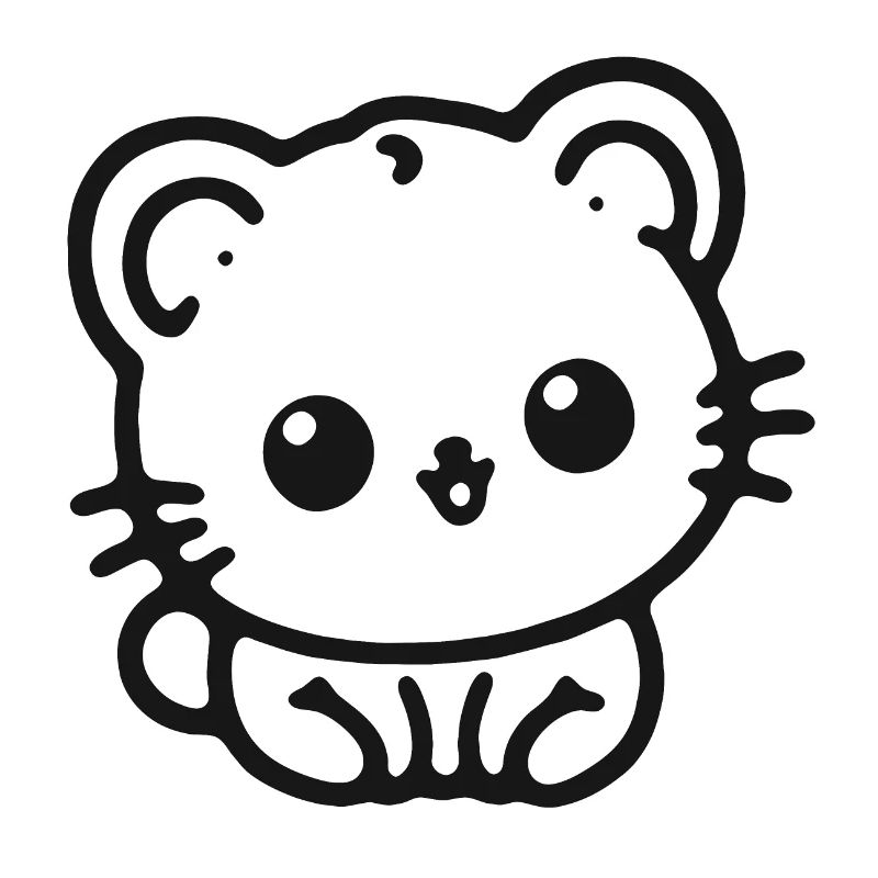 Kuschelpanda Kontur