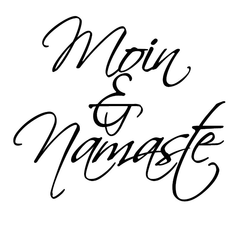 Moin & Namaste, schwarz