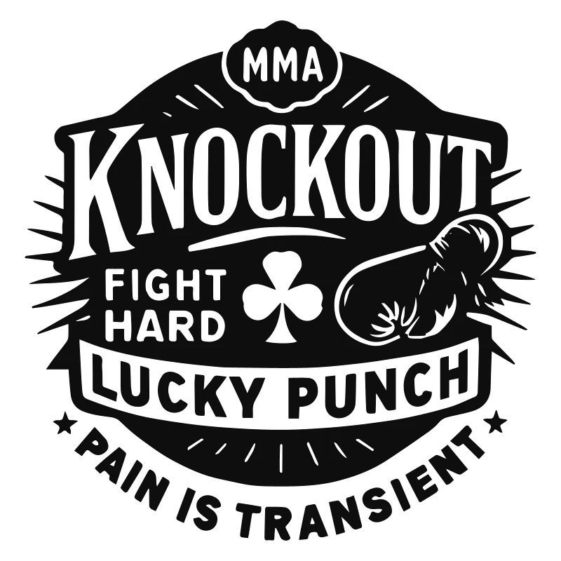 MMA Knockout Lucky Punch Combat de boxe difficile