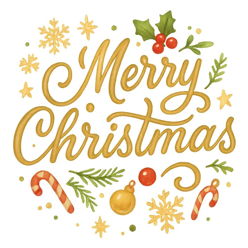 Merry Christmas Deko Schmuck