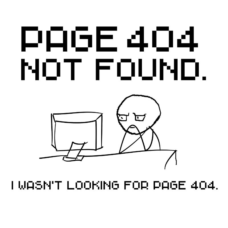 Error 404. Page not found. IT Fun
