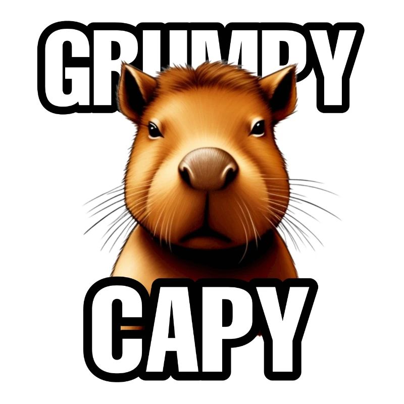Grumpy Capybara - Ok I pull up Meme - Animal mignon