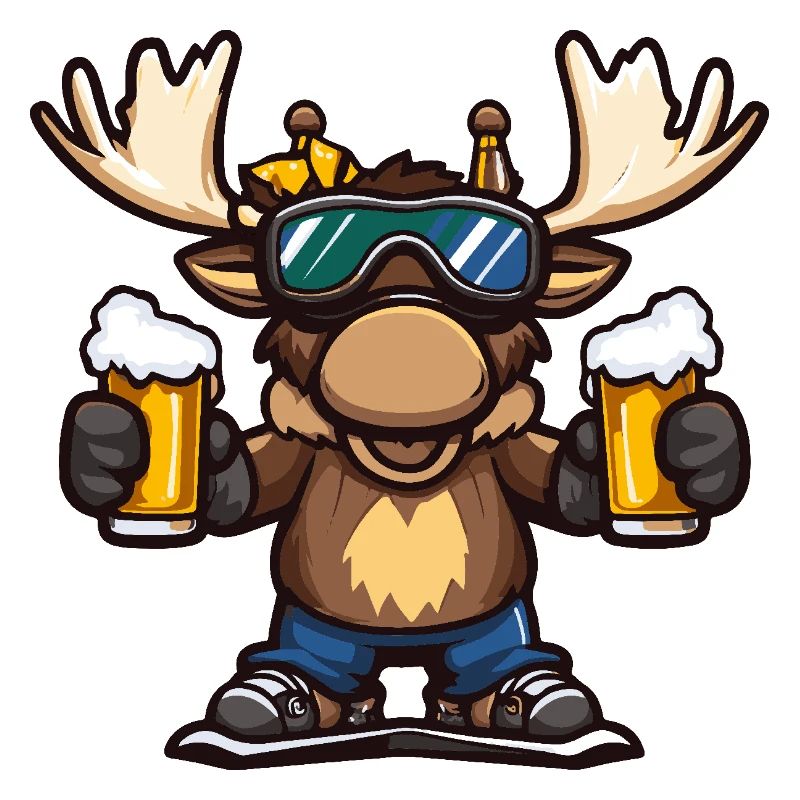 Moose après-ski beer