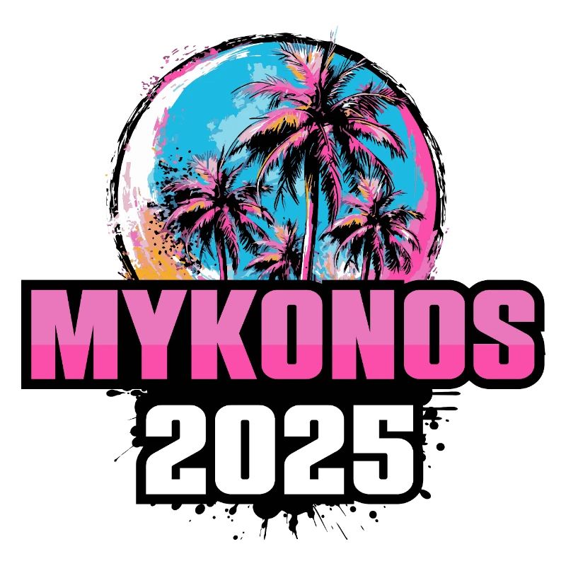 Mykonos 2025 Palmen
