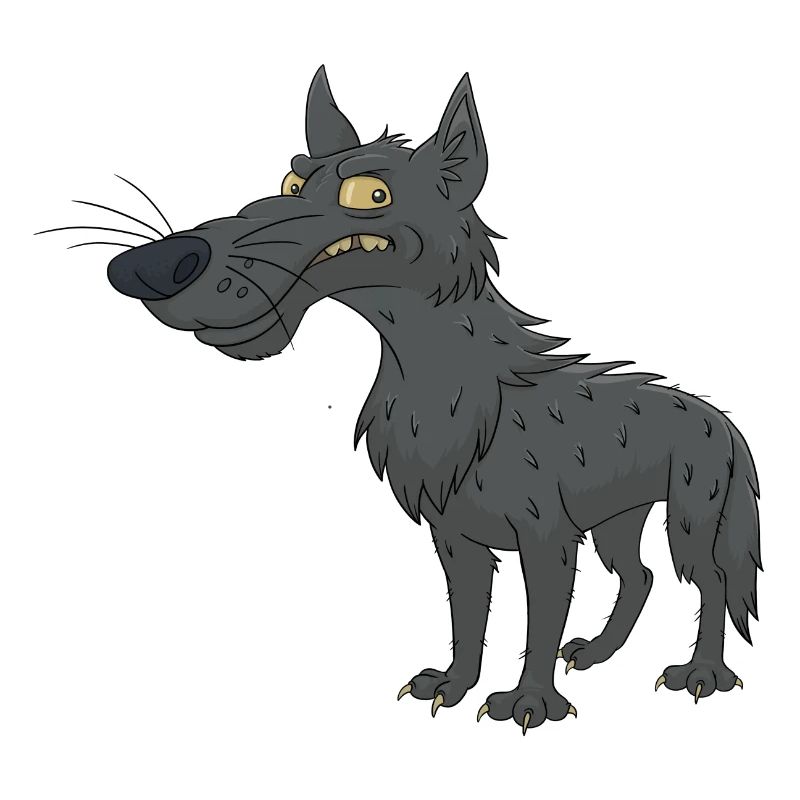 Funny Cute Cool Wolf