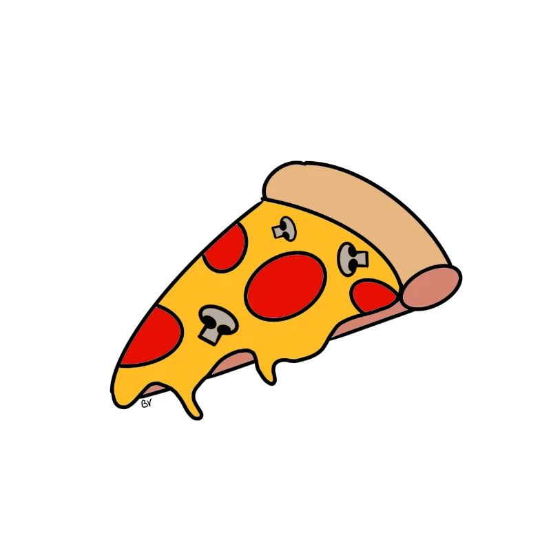 Stück Pizza