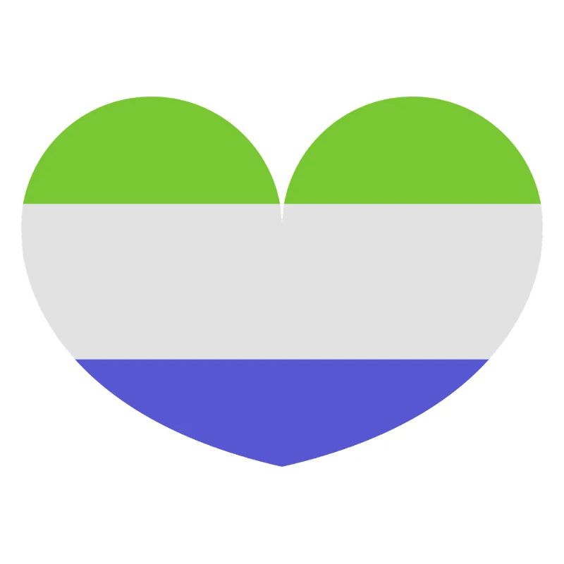 Sierra Leone Herzflagge