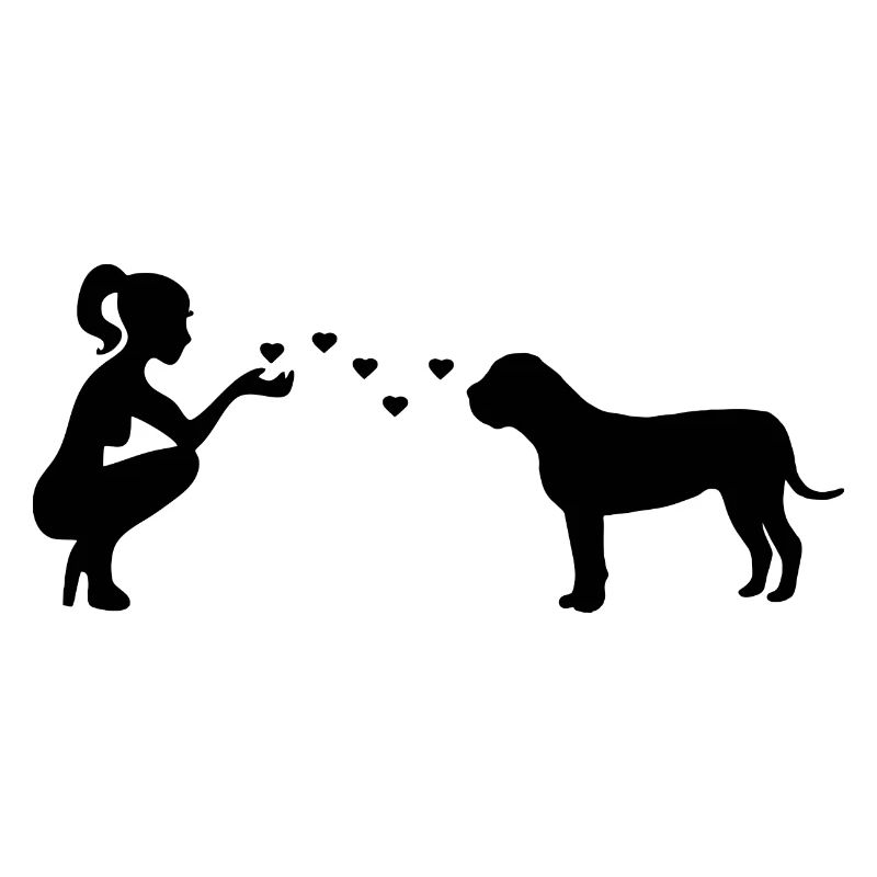 Boerboel mit Frau