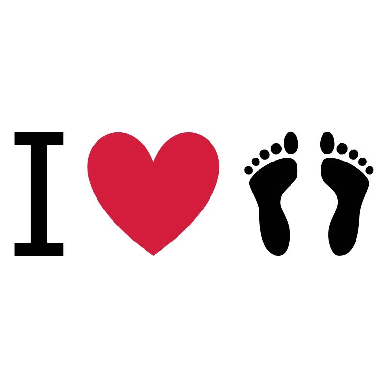★ couleurs de conception interchangeables ★ J'aime les pieds