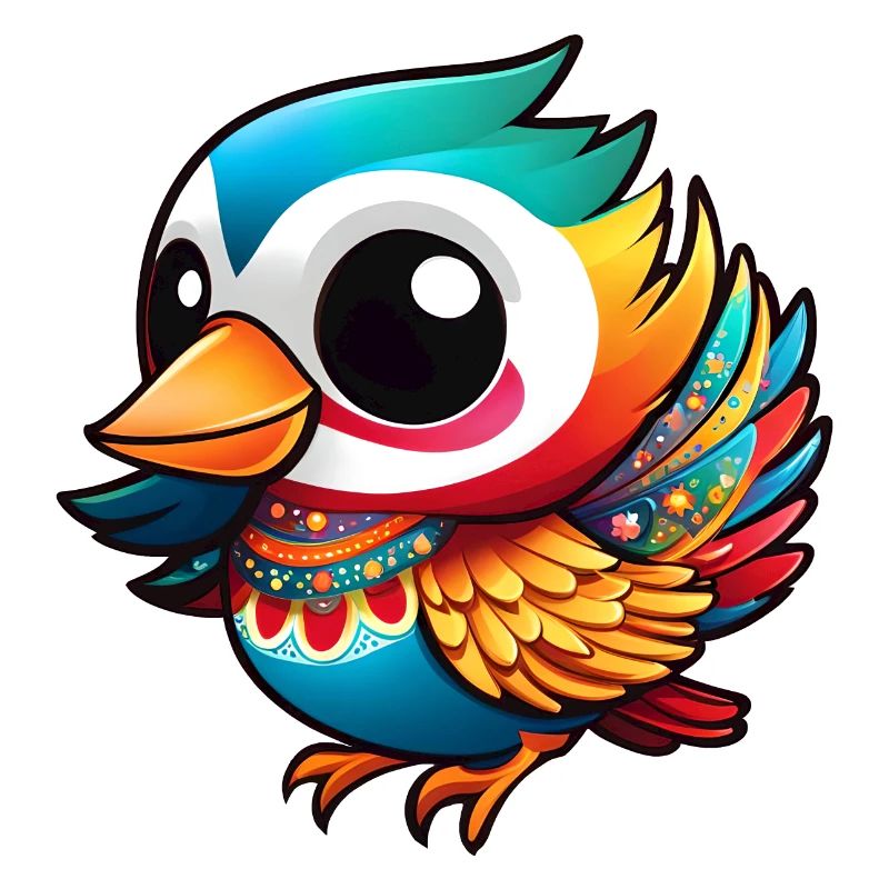 Süße Vogelparty