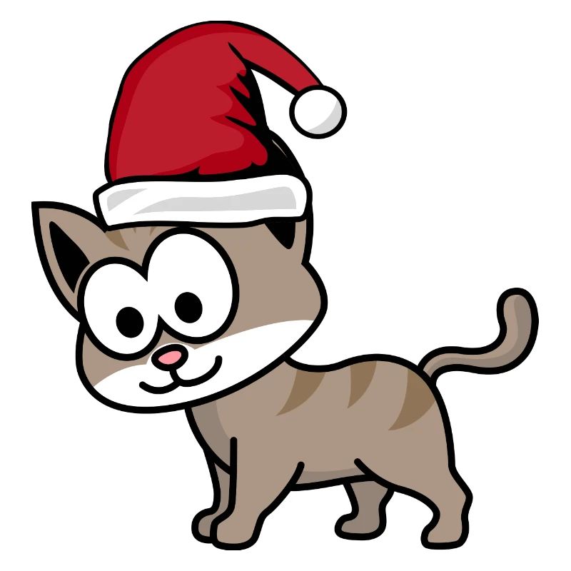 Cat Comic Noël