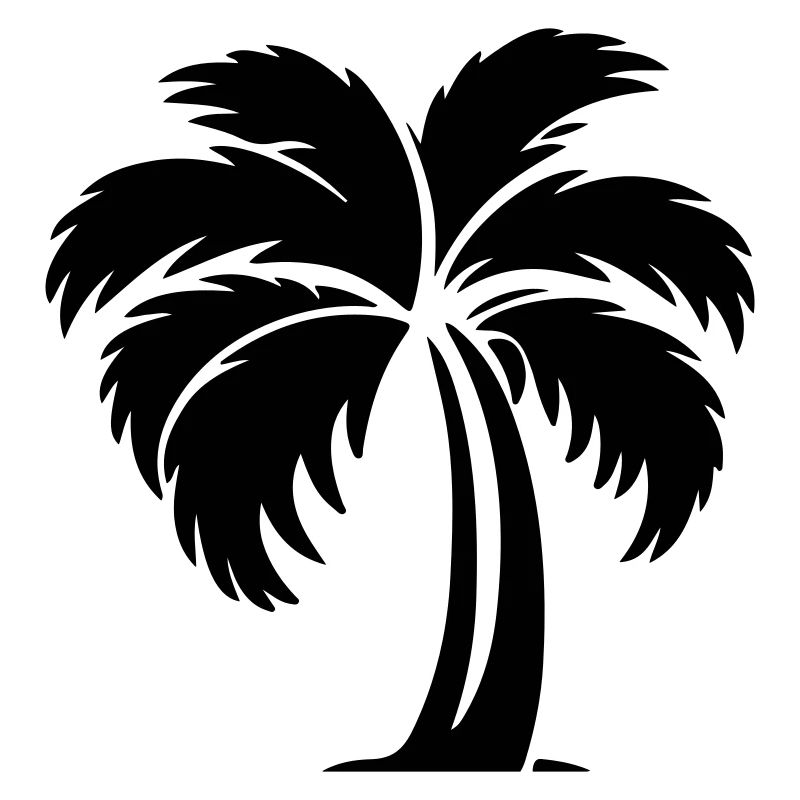 Palm Silhouette Symbol