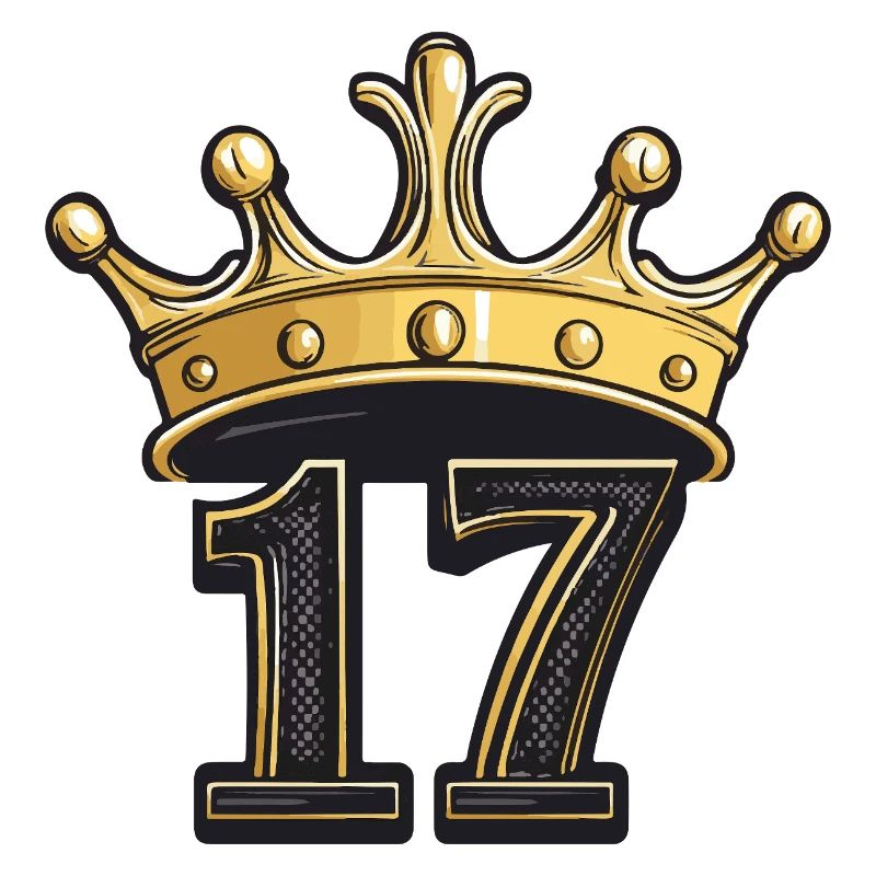 17 Zahl Krone