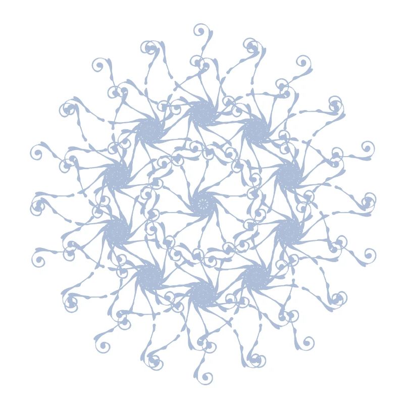 Mandala | Random patterns rotated