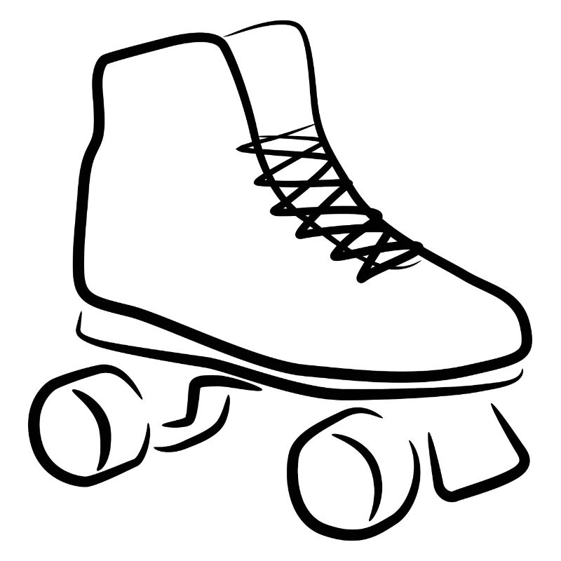 Rollschuhe Skizze