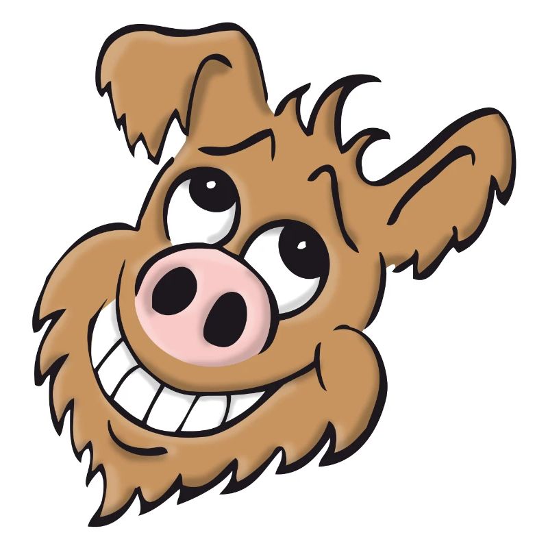 Schweinehund - lachend