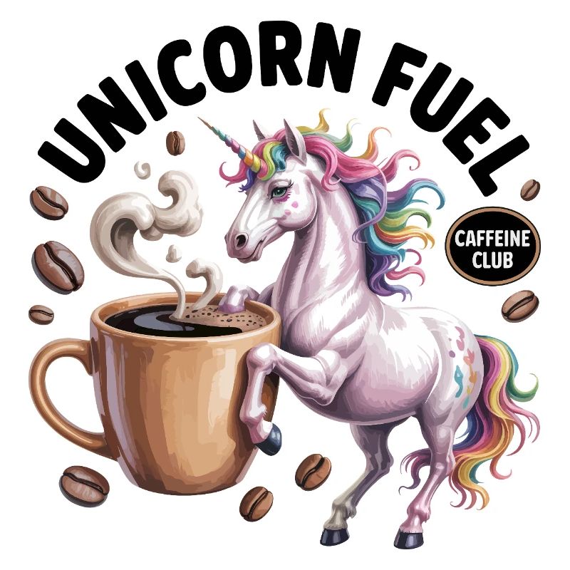 Einhorn-Brennstoff-Kaffeemagie