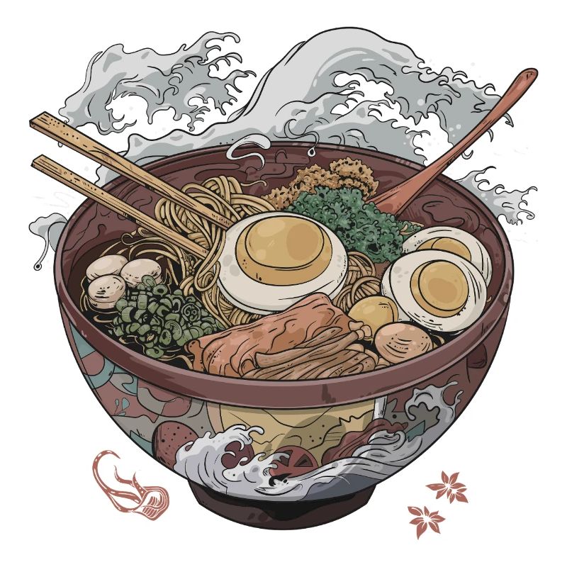 Große Schüssel Ramen