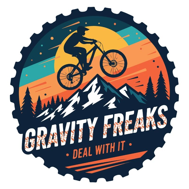 Gravity Freaks MTB Sunset Badge