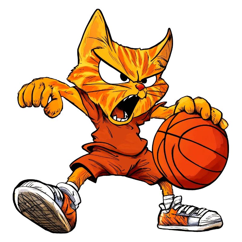 Basketball Katzen - Cooler Kater
