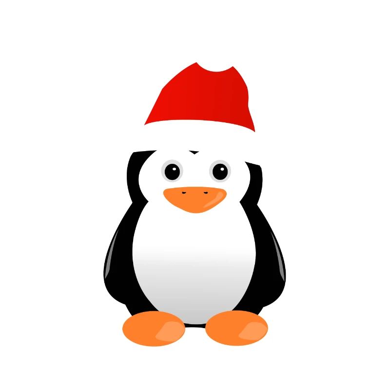 Pinguin Weihnachten süß