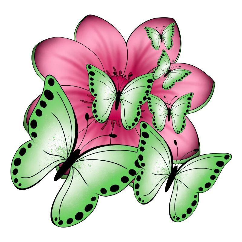 Schmetterlinge Blume