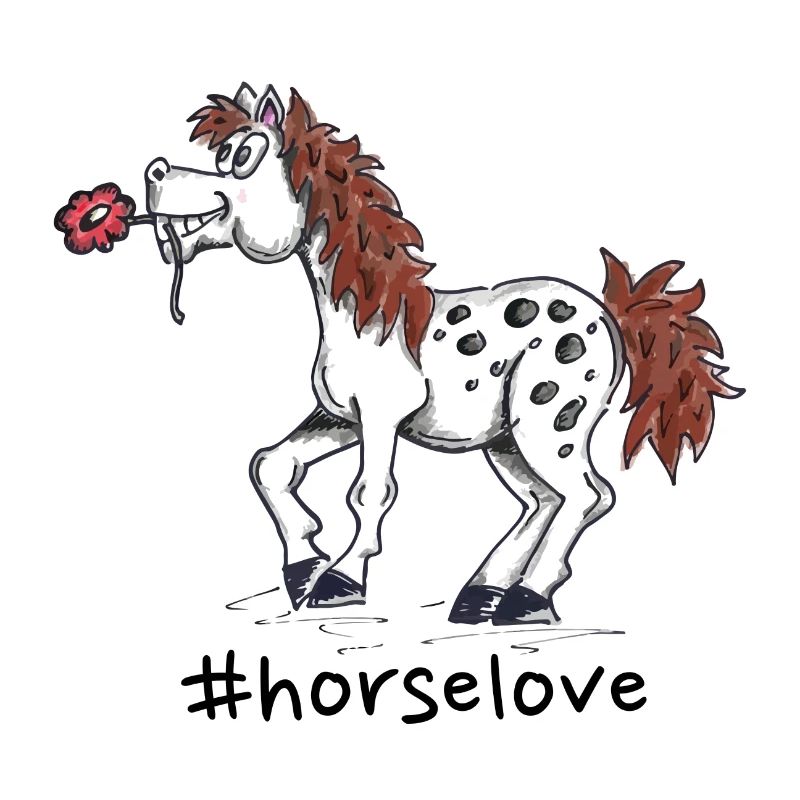 #horselove - Pferdeprint