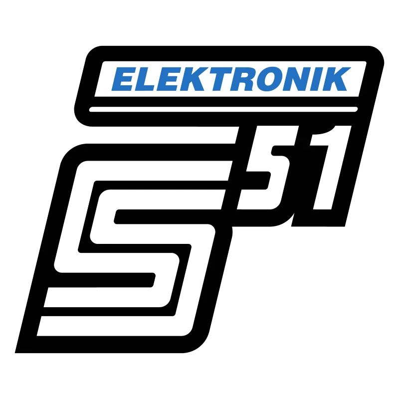 Simson S51 Electronics Emblem (Colors Changeable)