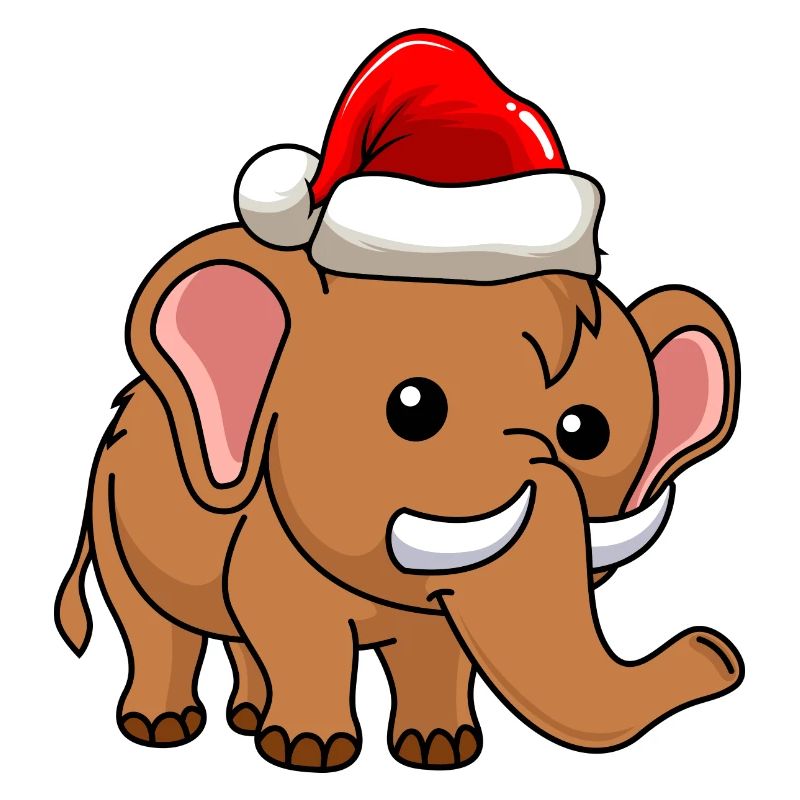Mammut Comic Weihnachten