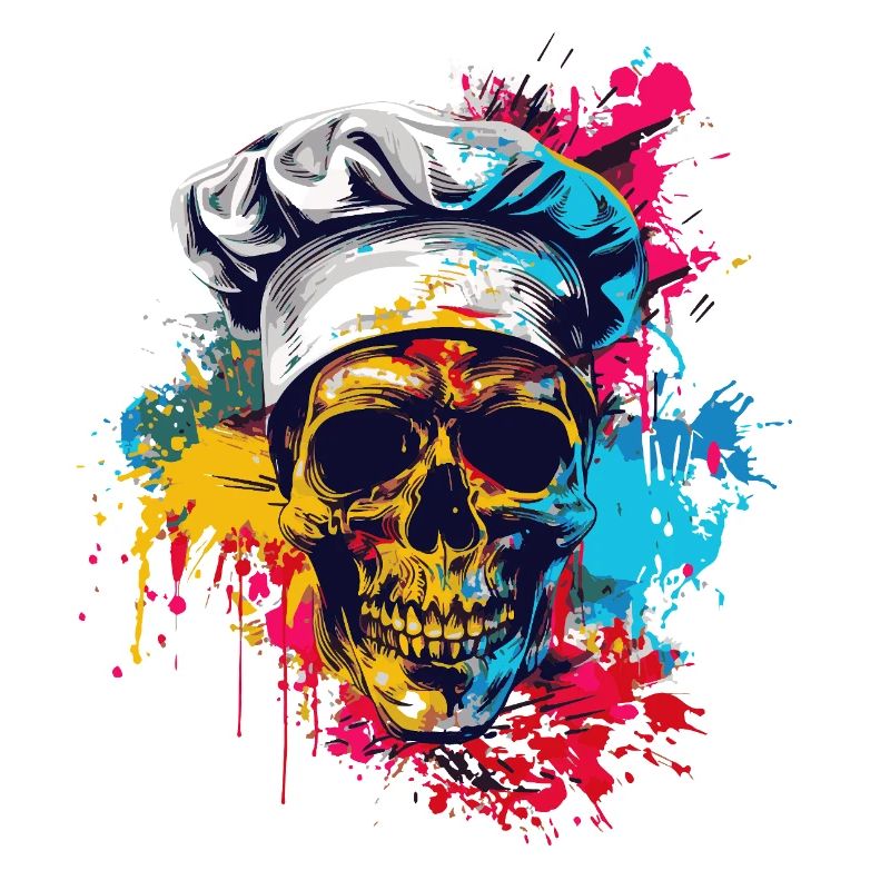 Koch Chef Totenkopf