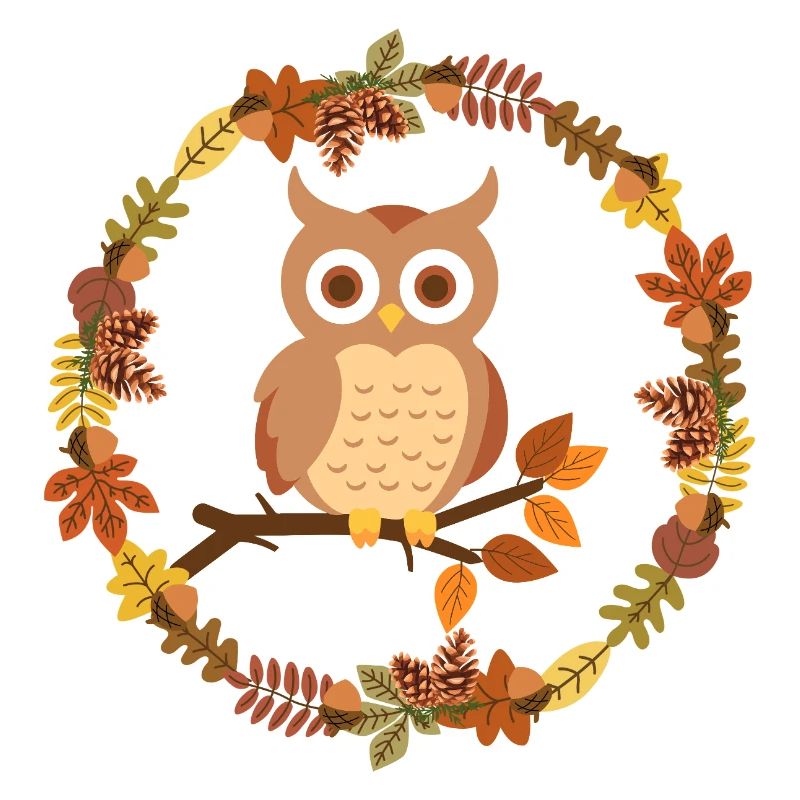 Herbstliche Eulenkranz 