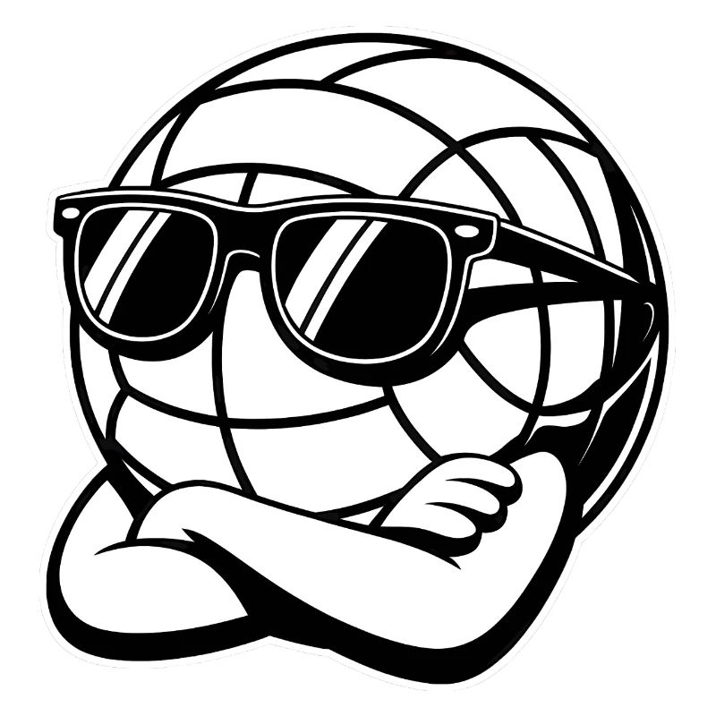 Cool VolleyBall - Sport-Logo