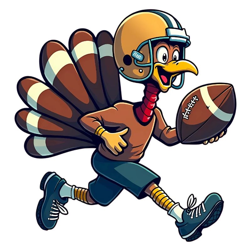 Thanksgiving Football Truthahn