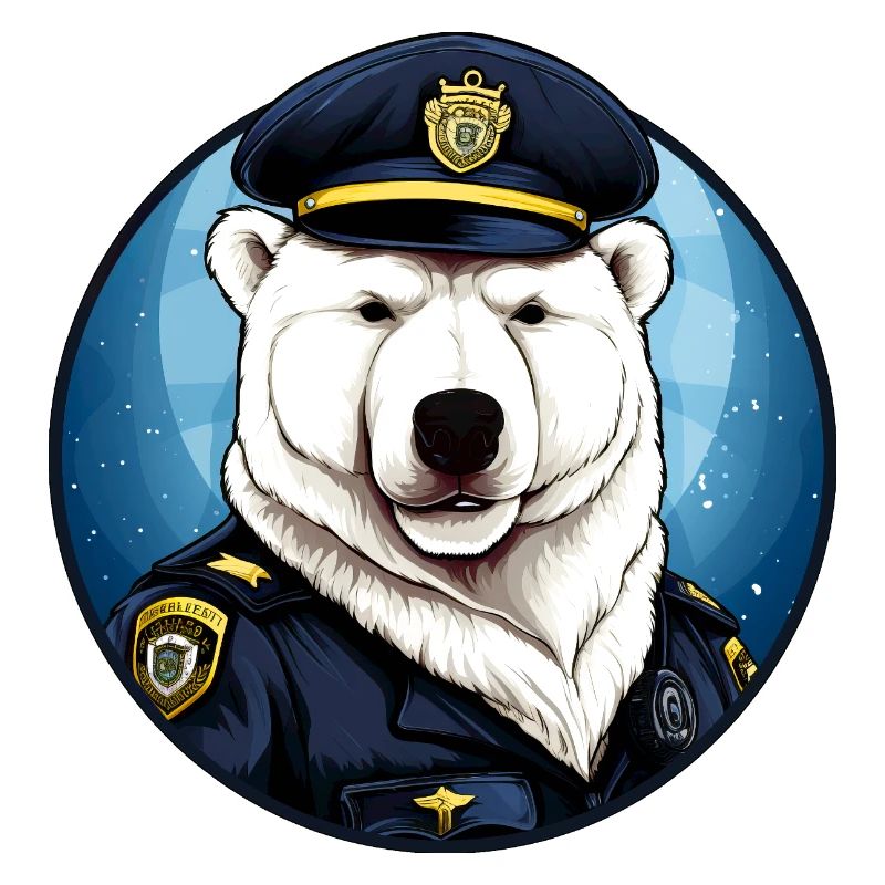 Eisbären Polizei