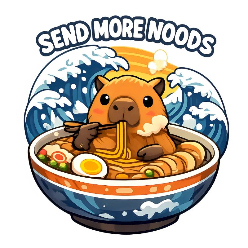 Capybara Send Noods Ramen
