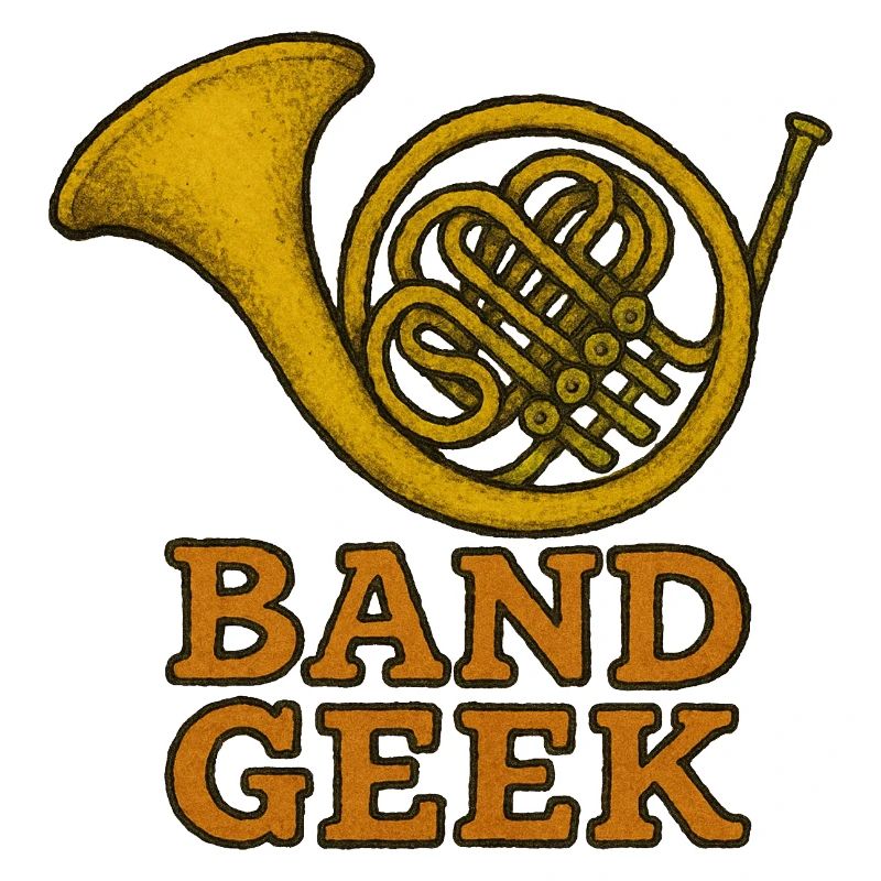 Band-Geek-Messing-Tuba-Ikone
